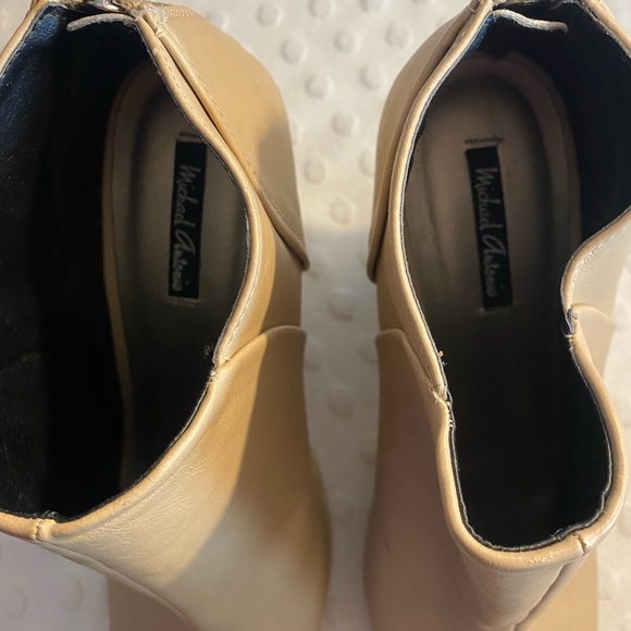 NWOT MICHAEL ANTONIO Nude Mule with an Espadrille Heel - Picture 12 of 16